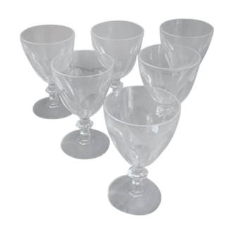 Crystal wine glasses