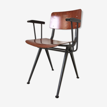 Midcentury inspired industrial armchair