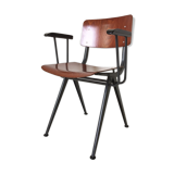 Midcentury inspired industrial armchair