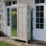 Vintage upholstered Parisian wardrobe