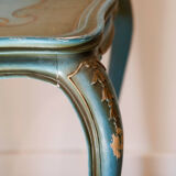 Louis XV style Venetian blue patina table