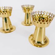3 Hans-Agne Jakobsson L159 candlesticks - 1960