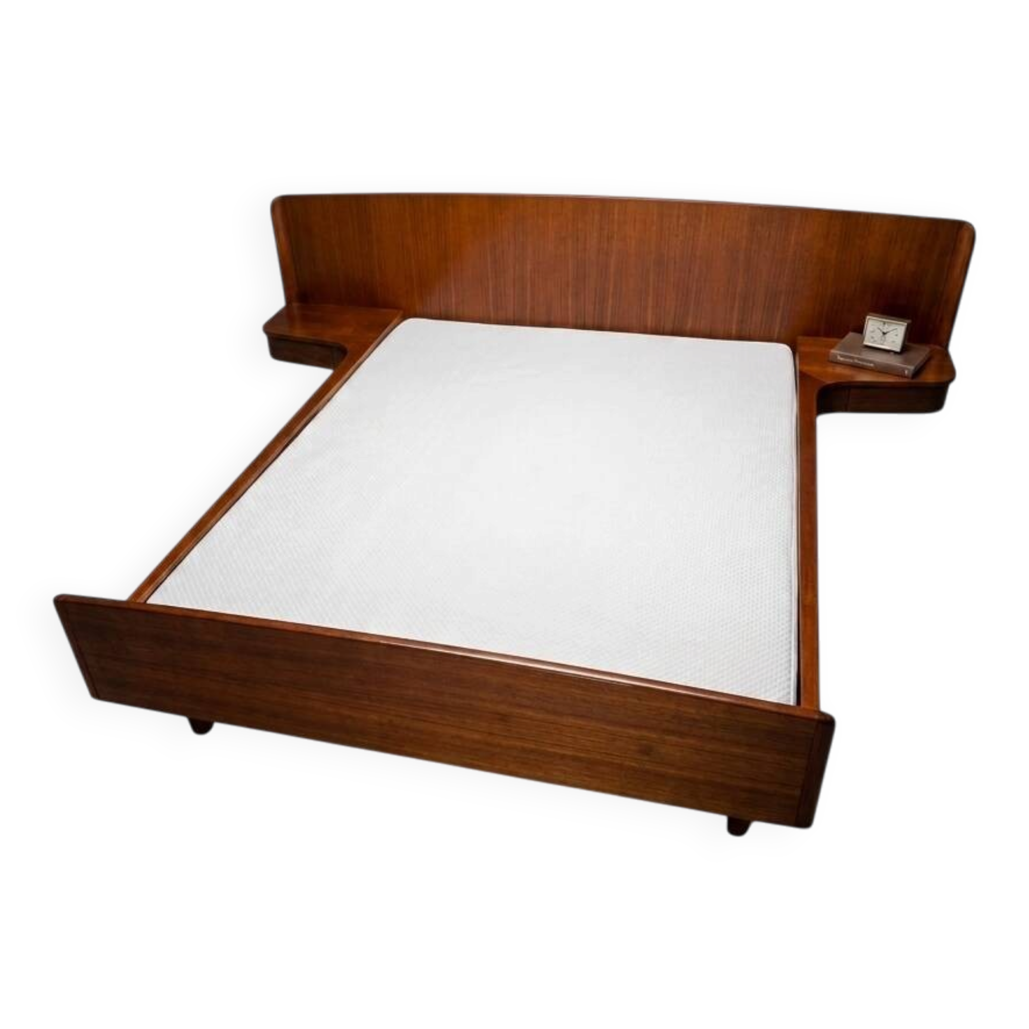 Scandinavian teak bed from the 1960s.