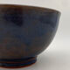 Blue ceramic bowl signed Salvatore PARISI / Contemporary art