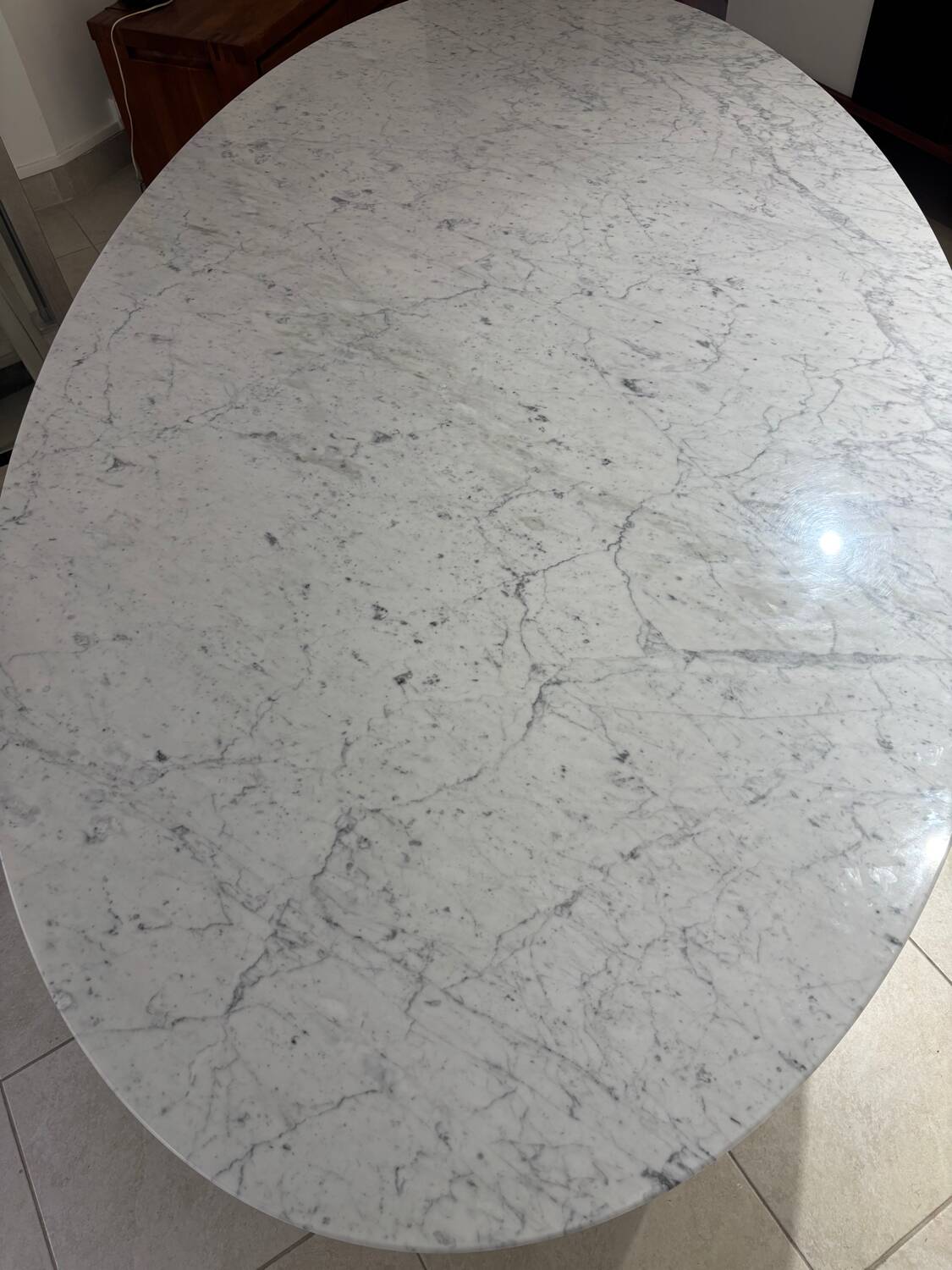 Knoll eero Saarinen table 244 cm in marble