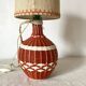 Vintage scoubidou bottle lamp, 1960s