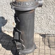 Antique decorative stove in black cast iron Germare charcoal