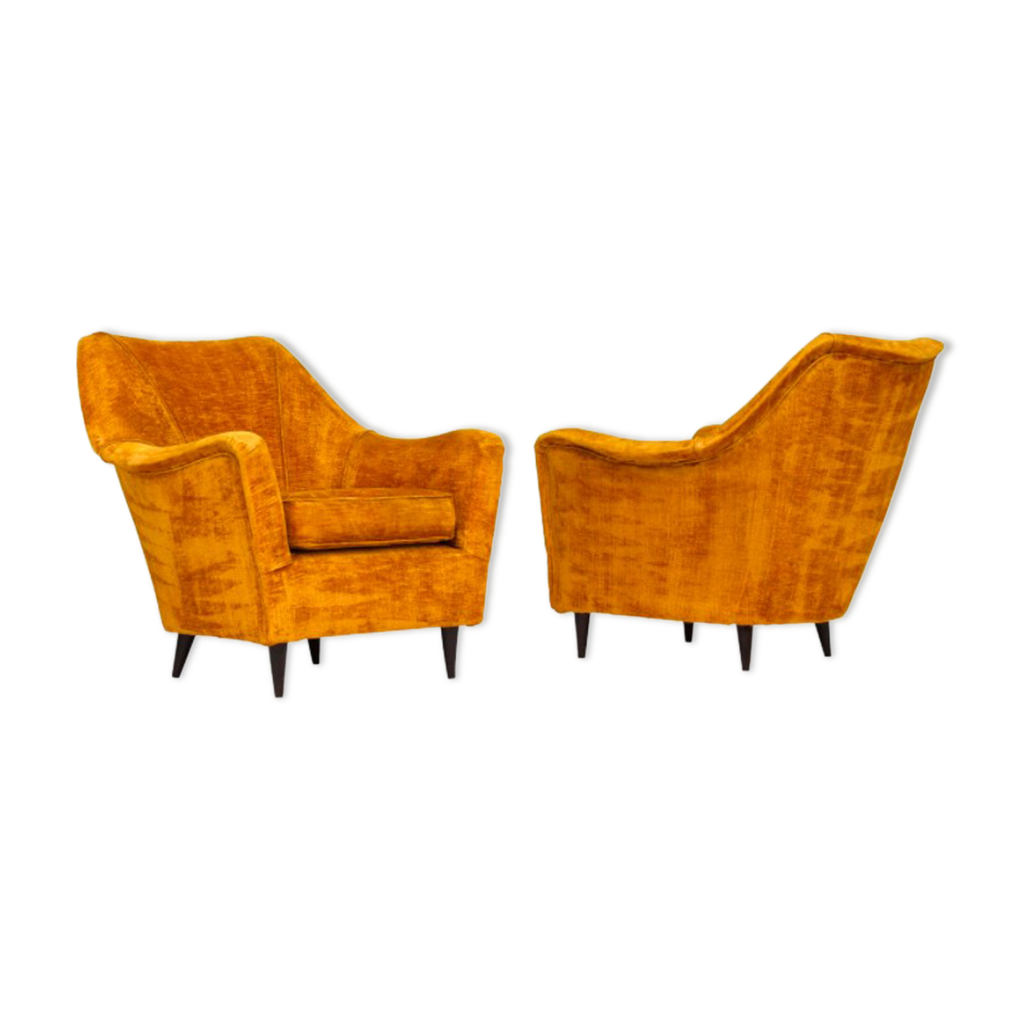 Set of 2 armchairs Italy 1950