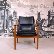 Danish model 341 desk chair in teak by Arne Vodder for Sibast, 1960s