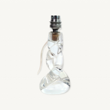 Twisted crystal lamp foot 1960