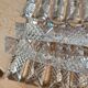 Set of 11 crystal knife holders