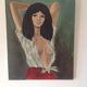 Oil on canvas woman