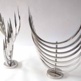 Pair of X Feal candlesticks