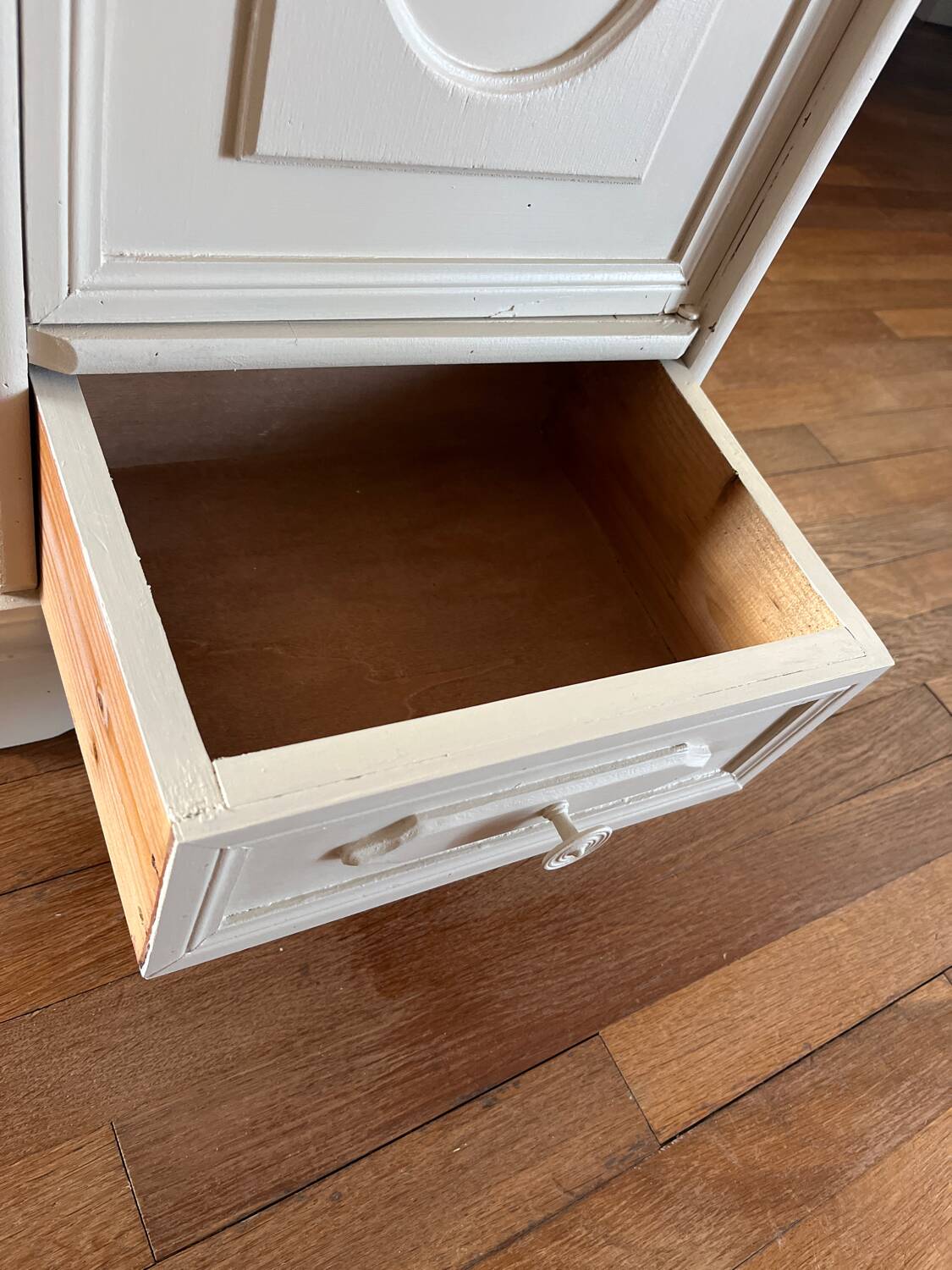 Antique bedside table refurbished