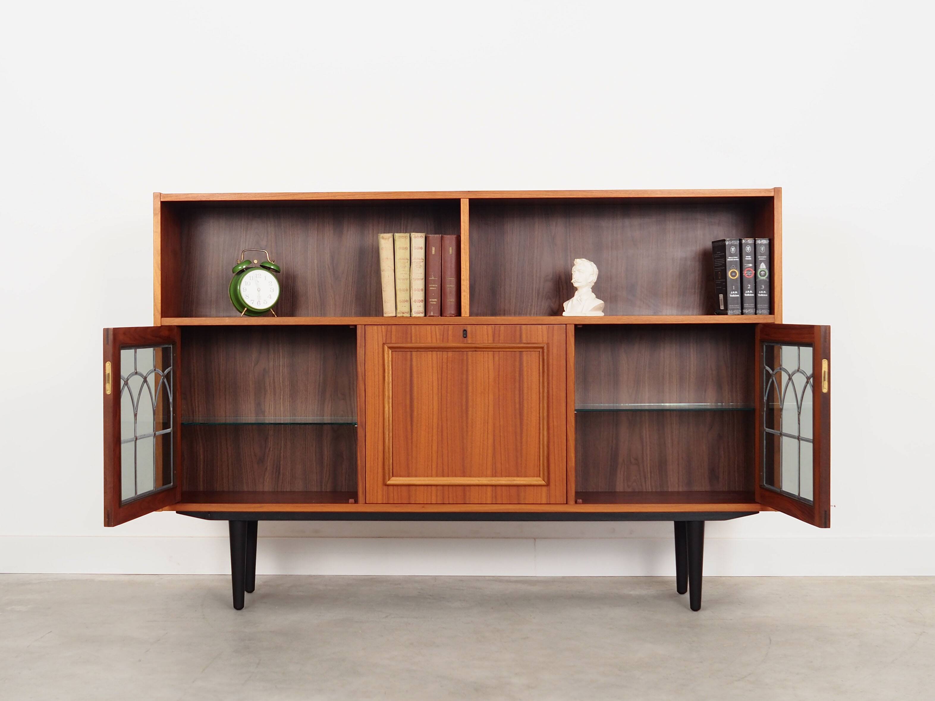 Teak bookcase, Danish design, 1970s, production: Denmark