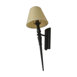 Wall torch cast-iron black years beginning 50 s