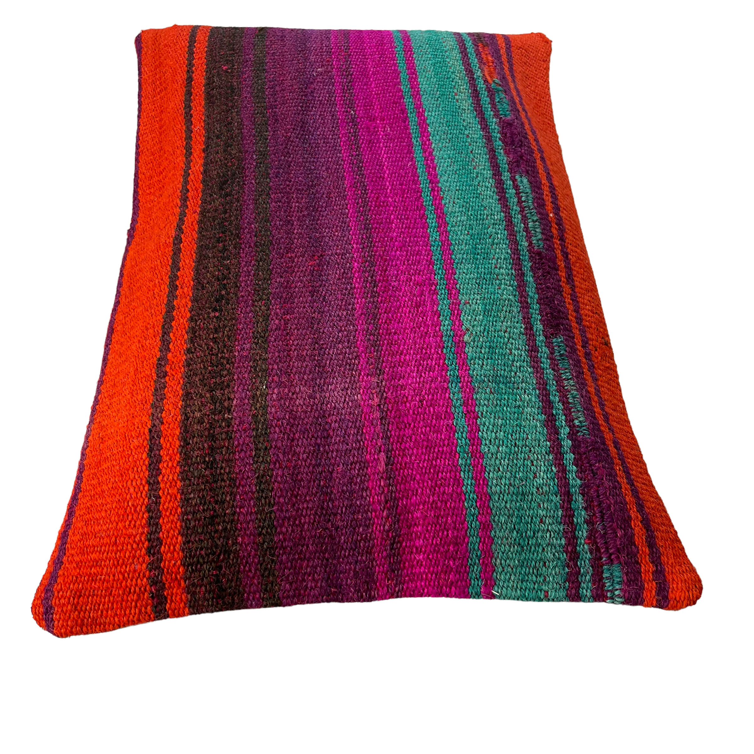 Vintage turkish handmade cushion cover , 30 x 50 cm