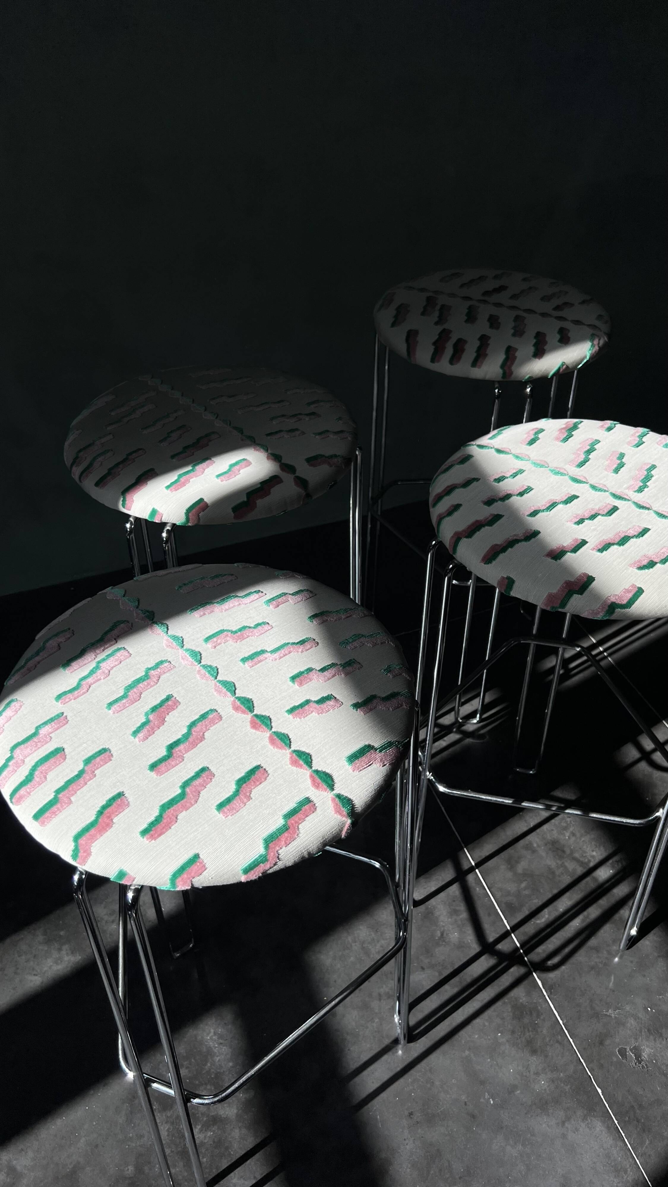 Tabourets de bar studio Tecnico Bononia, années 70