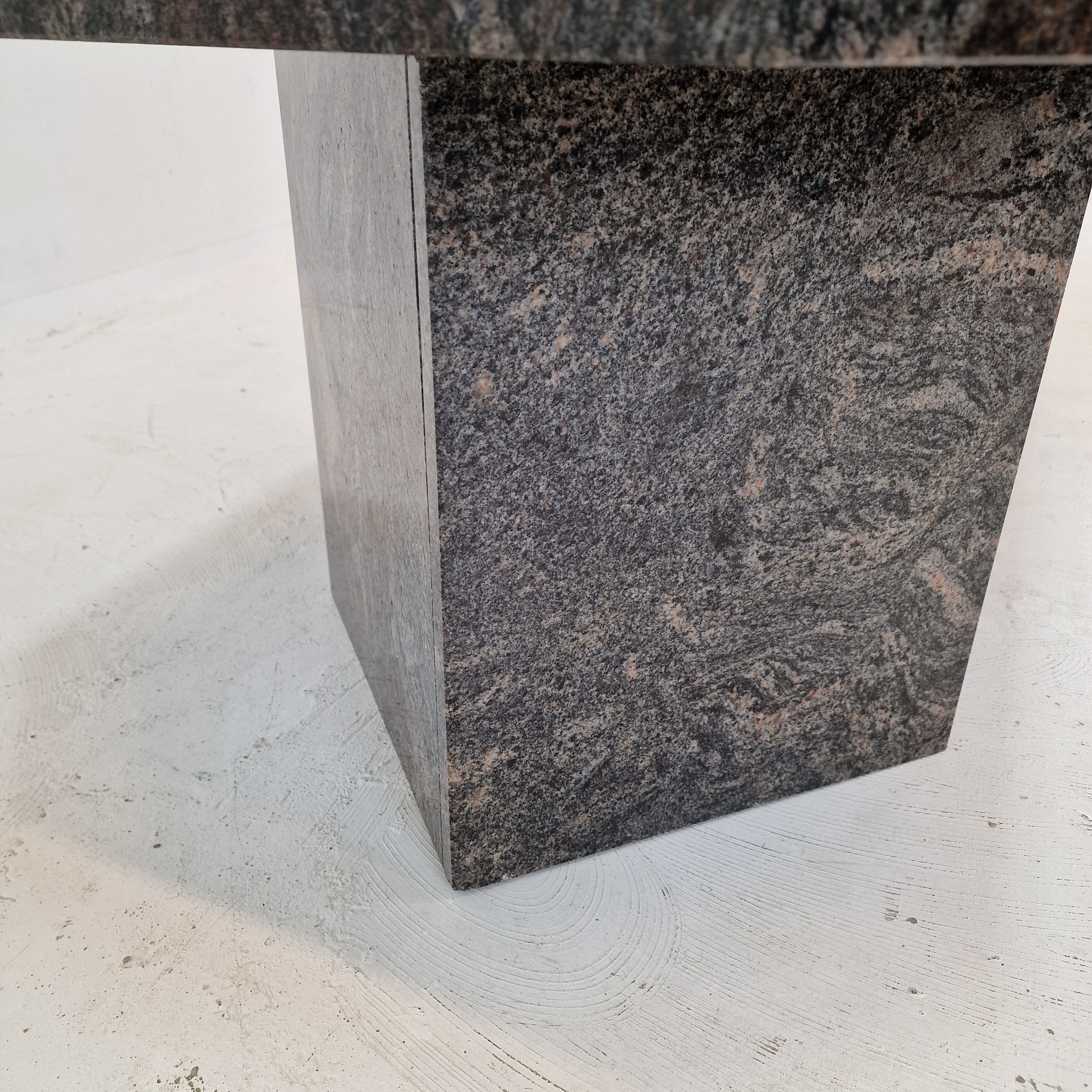 Coffee table in granite, 1980s