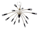 Large Italian Spider Ceiling Lamp, 1950s