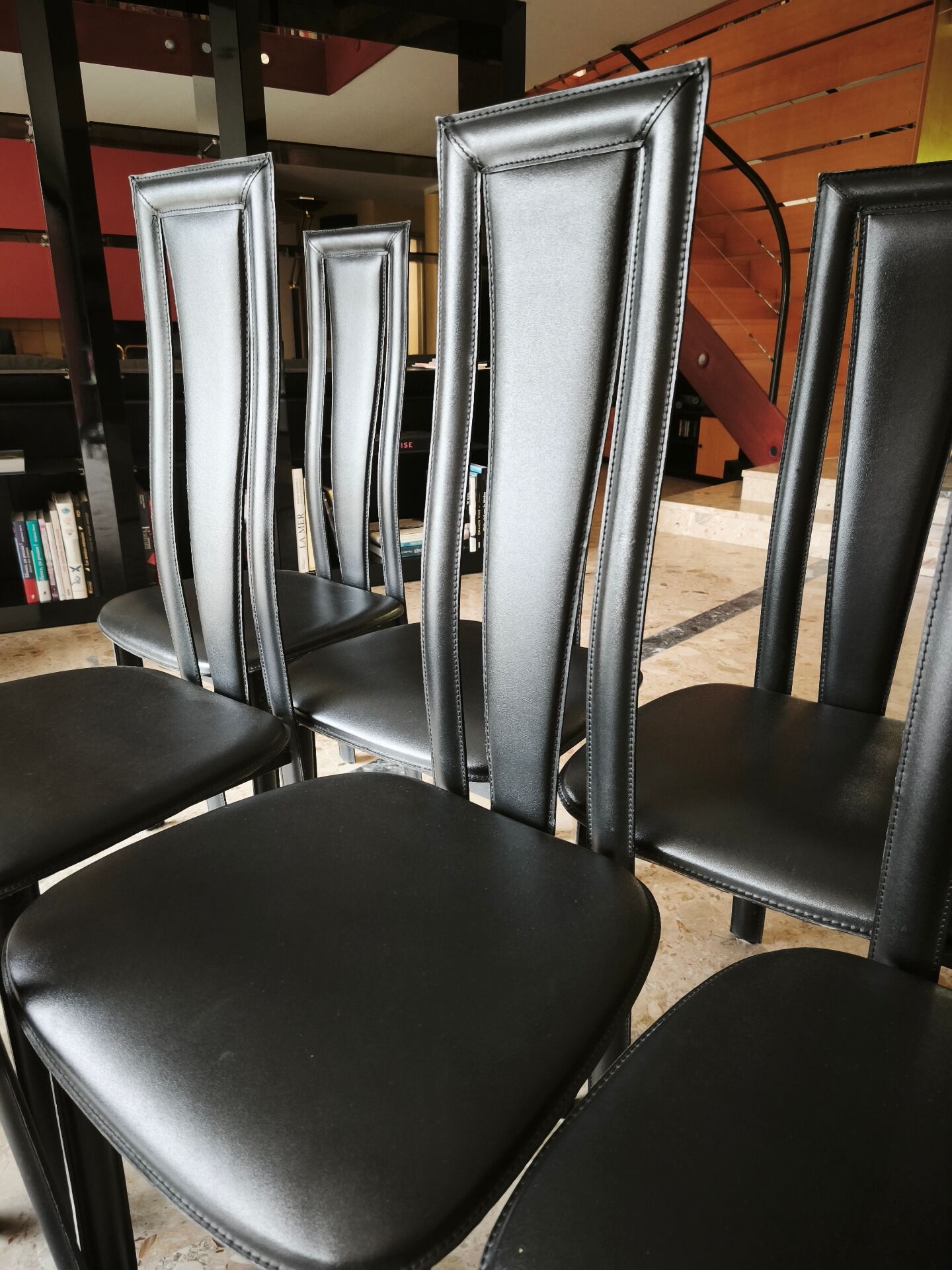 Chaises pl2 roche bobois x8