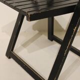 Vintage wooden folding chair