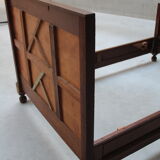 Old oak bed frame