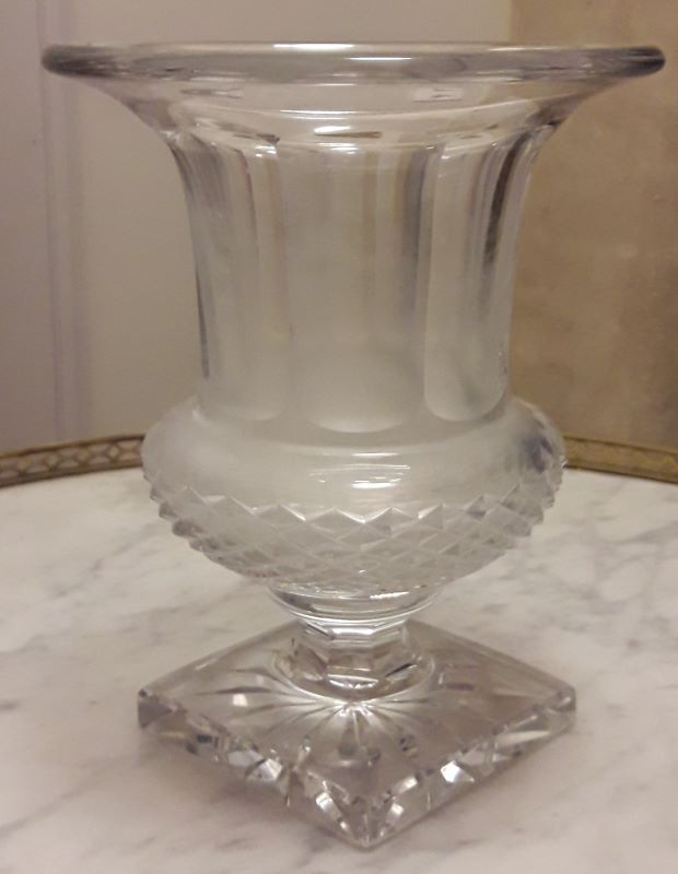 Crystal vase Saint Louis France Versailles