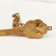 Coat hanger in rococo style, fish, dragon, dutch man and woman