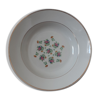 Flowered plate luneville