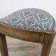 Ensemble de chaises Art Déco avec tabouret.