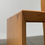 Postmodern chair with a high backrest