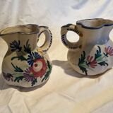 Pair of St Clement pitchers