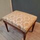 Pouf upholstered in Louis XVI style