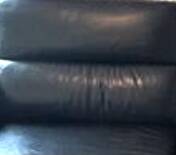 Leather corner sofa