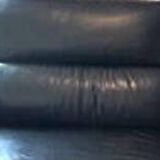 Leather corner sofa