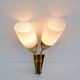hollywood regency double wall lamp Kamenicky Senov, Czechoslovakia, 1970s