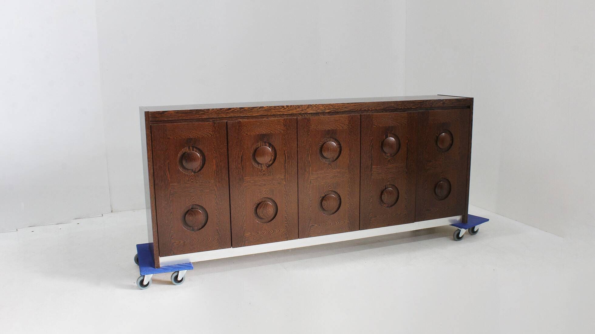 Vintage brutalist sideboard 1970s