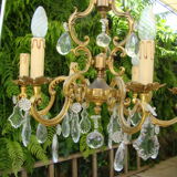 Lustre st Louis XV bronze et cristal ancien