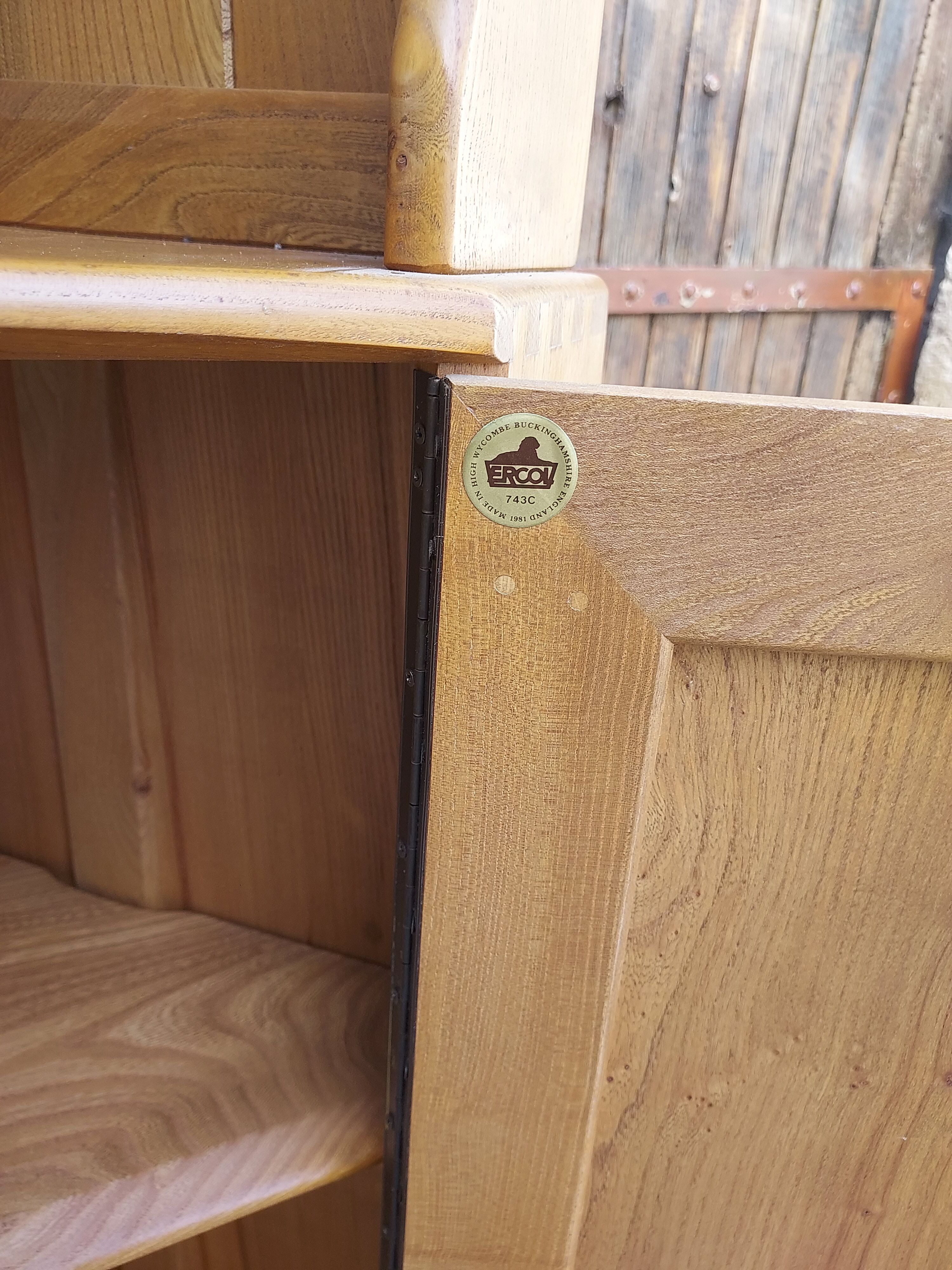 Ercol corner cabinet