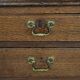 18th-century English antique oak commode