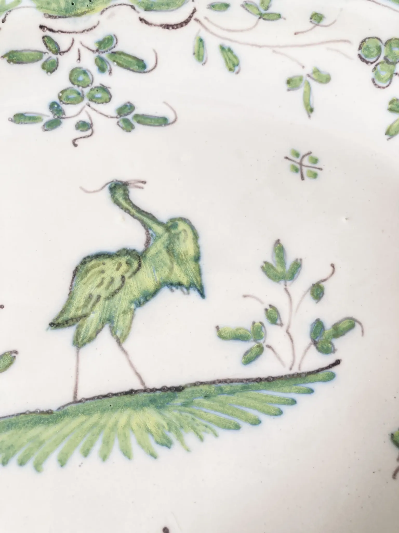 Plat ovale chantourné en faïence de Martres-Tolosane, XIXe siècle