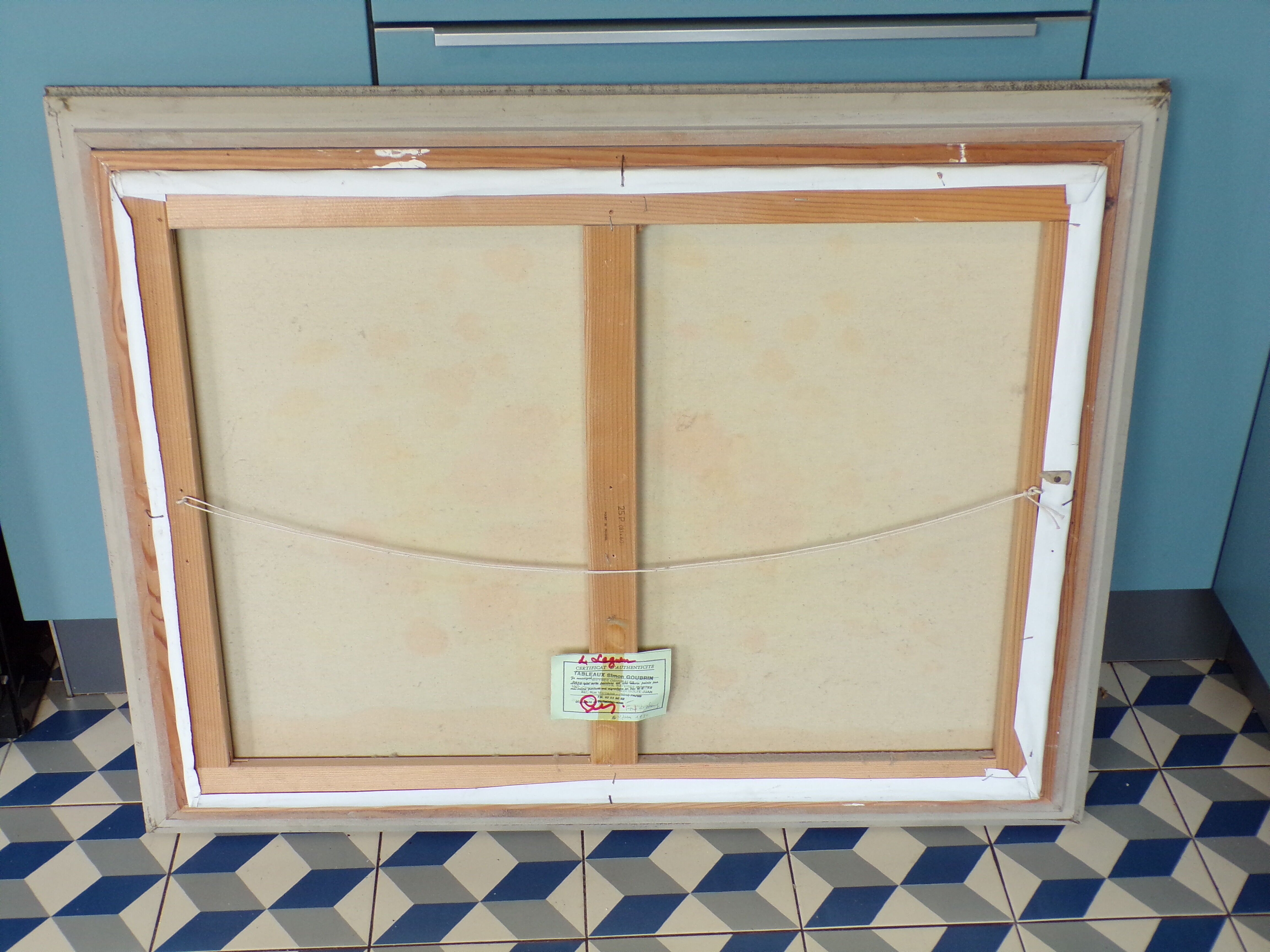 Bouquet painting 72X93 cm