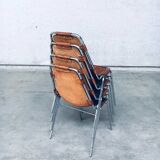 Italian Les Arcs Dining Chairs by Charlotte Perriand, 1960s, Set of 4