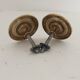Paire de boutons de meubles Empire en bronze XIXeme