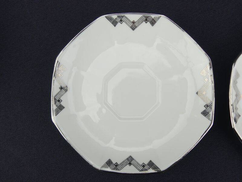 Art Deco tête-à-tête in Limoges porcelain by Legrand