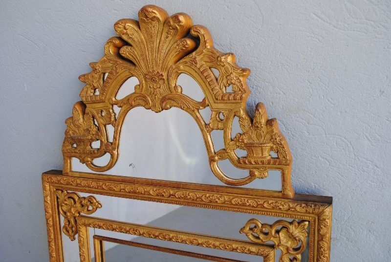 Ice barrier-close Regency gilded wooden