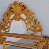 Ice barrier-close Regency gilded wooden