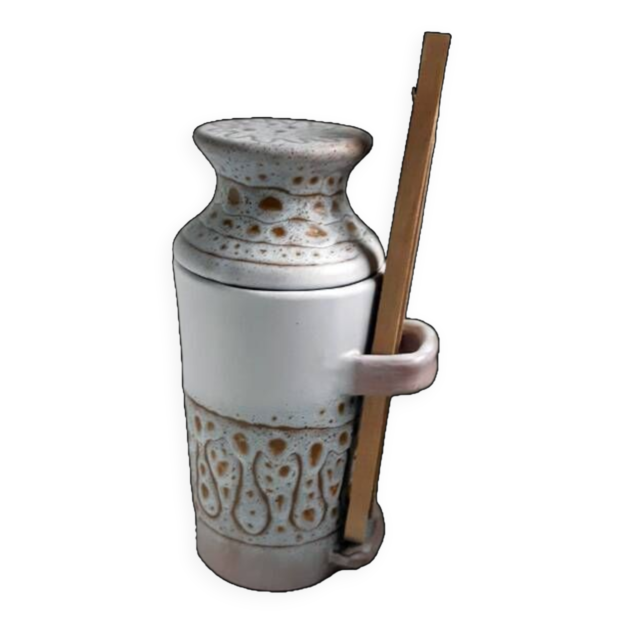 Vintage pickle pot signed Jean Austruy - Vallauris