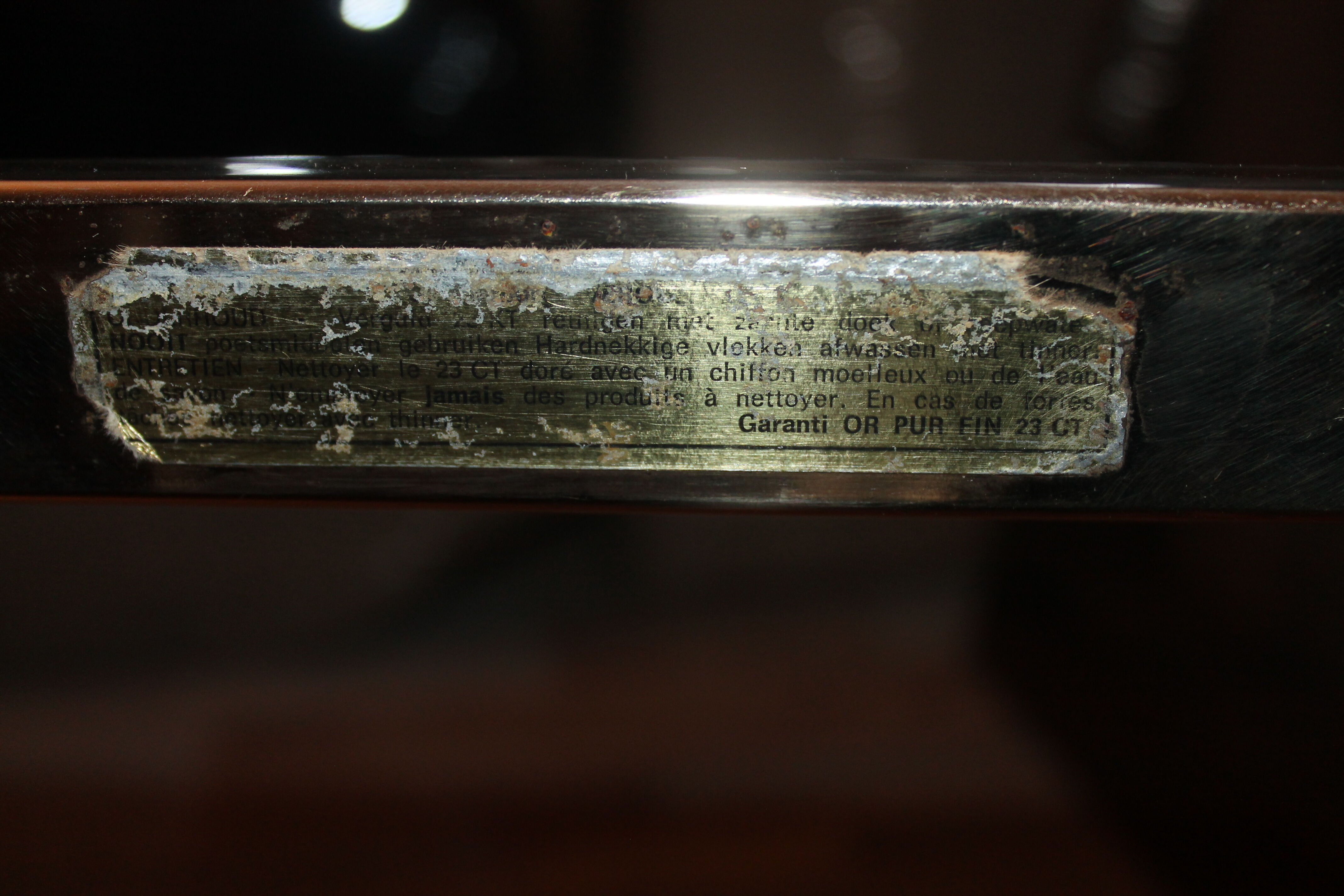 Belgo chrom coffee table from the 70